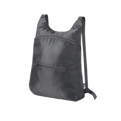 Foldable Drawstring Bag Brocky, GREY – Makito