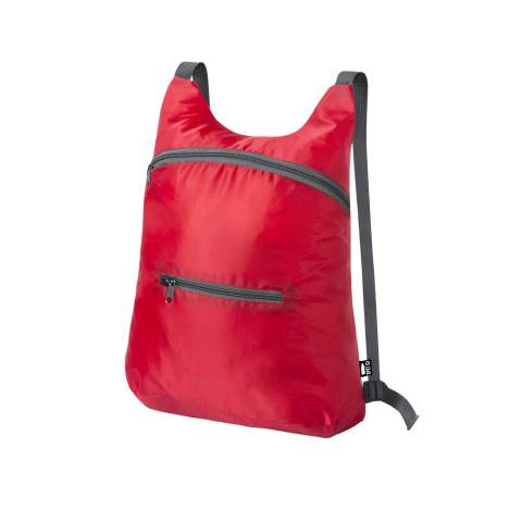 Foldable Drawstring Bag Brocky, RED – Makito