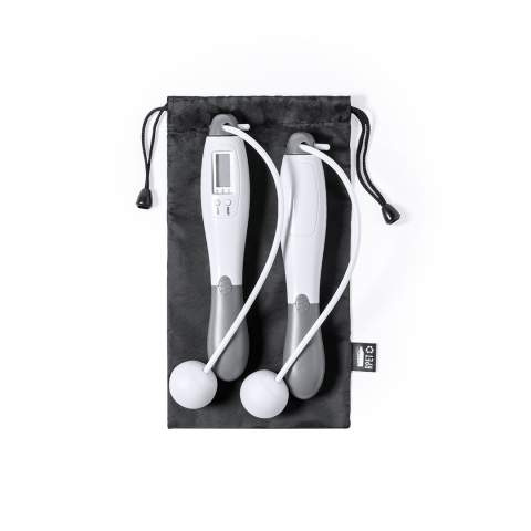 Digital Skipping Rope Grimluck, WHITE – Makito (1)