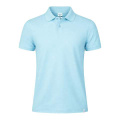 Adult Polo Shirt Ment, PASTEL BLUE