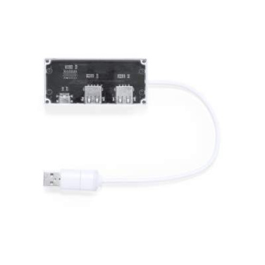 USB Hub Hevan, WHITE – Makito (2)