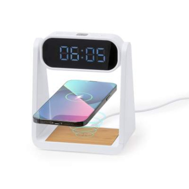 Multifunction Alarm Clock Darret, WHITE – Makito (2)