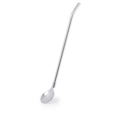 Straw Drink Stirrer Noro, SILVER – Makito (2)
