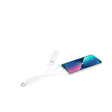 Charging Cable Krizia, WHITE – Makito (2)