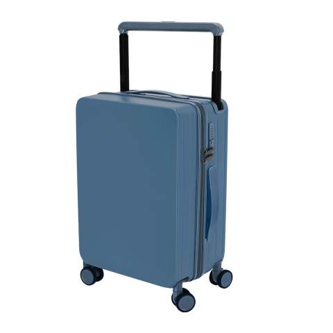 Wheeled suitcase Corbin, BLUE – Makito