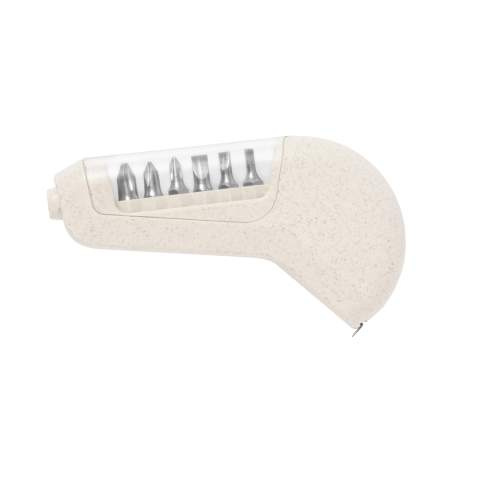 Multitool Tape Measure Drankil 1m, NATURAL – Makito (1)