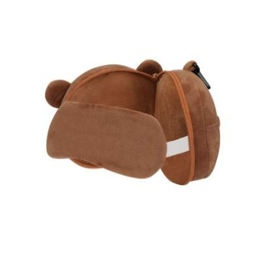 Travel Eye Mask Pillow Stanek, BROWN – Makito (3)