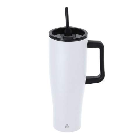Insulated Mug Leandrok, WHITE – Makito