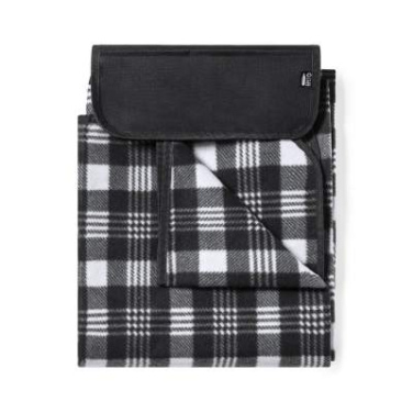 Picnic Blanket Zaralex, BLACK / GREY – Makito (2)