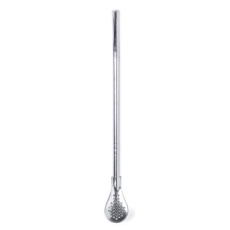 Straw Drink Stirrer Evin, SILVER