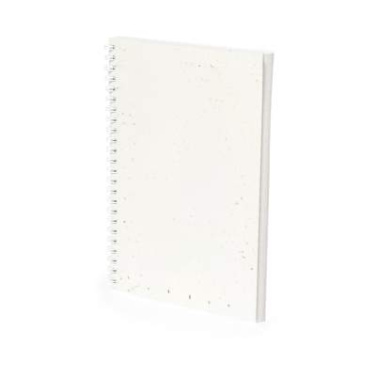 Seeds Notebook Bitar, WHITE – Makito (2)
