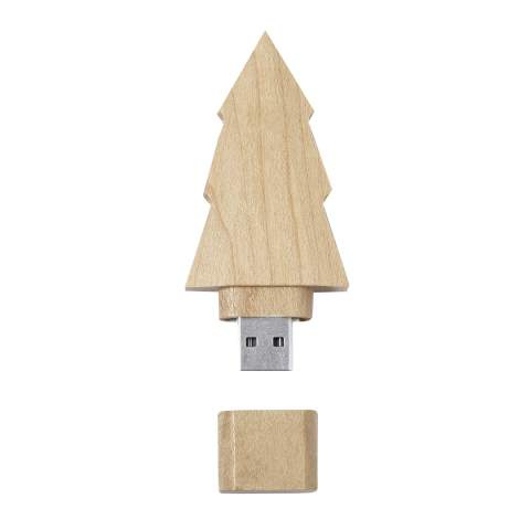 USB Memory Neskup 16GB, NATURAL – Makito (1)