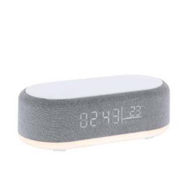 Multifunction Alarm Clock Quinn, GREY – Makito (2)