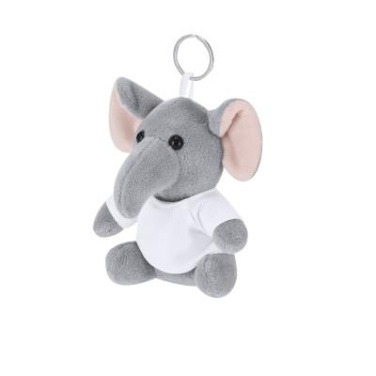 Keyring Teddy Gunnin, WHITE – Makito (2)