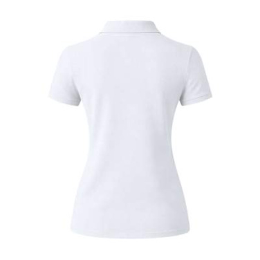 Women White Polo Shirt Charles, WHITE – Makito (2)