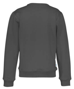 Crew Neck Kid sweatshirt, Charcoal - Cottover (2)