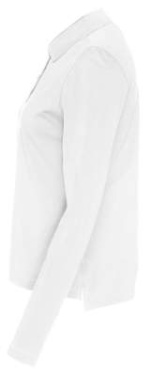 Pique Long Sleeve Lady, White – Cottover (2)
