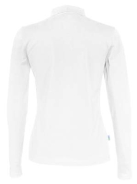 Pique Long Sleeve Lady, White – Cottover (4)