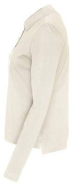 Pique Long Sleeve Lady, Off white - Cottover (4)