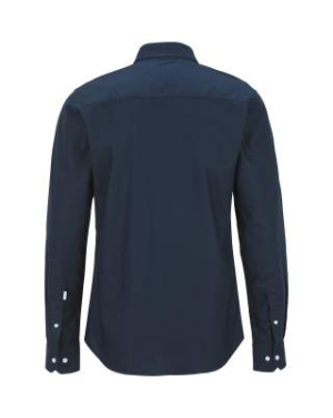 Oxford Slim fit Man shirt, Navy - Cottover (2)