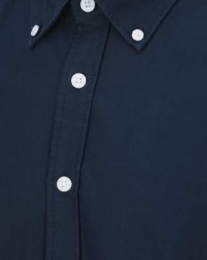 Oxford Slim fit Man shirt, Navy - Cottover (3)