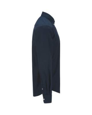 Oxford Slim fit Man shirt, Navy - Cottover (4)