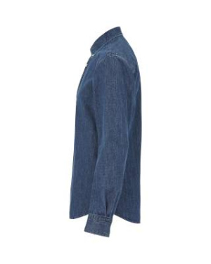 Dark Denim Slim Fit Man shirt, Navy - Cottover (4)