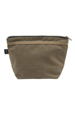 Canvas Toilet Case bag, Dark olive - Cottover (2)