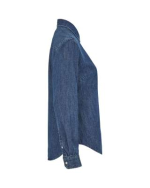 Dark Denim Lady shirt, Navy - Cottover (2)
