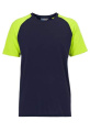 Monza T-shirt, Navy/Yellow