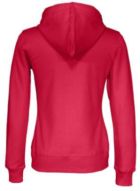 Full Zip Hood Lady sweatshirt, Red – Cottover (2)