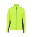 Evora fullzip man jacket, Neon Yellow/Grey