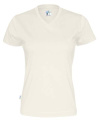 T-shirt V-neck Lady, Off white