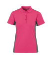 Madrid pique woman, Neon Pink/Grey