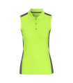 Valencia pique woman, Neon yellow/grey