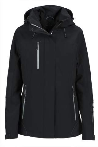 Islandblock Shell Jacket Women, Black – James Harvest (1)