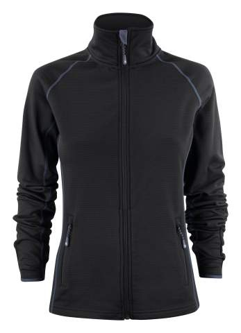 Miles Fleece Jacket Women, Black – James Harvest (1)