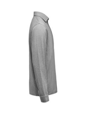 American Supreme Polo L/S, Grey Melange – James Harvest (4)