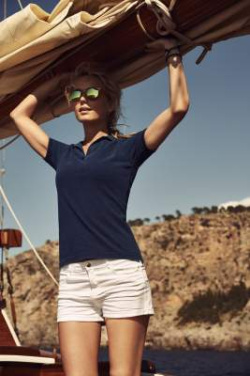 Fordham Polo Pique Women, Black Denim – James Harvest (4)