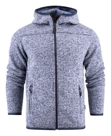 Richmond Fleece Jacket Men, Navy melange - James Harvest (1)