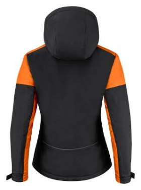 Prime Padded Softshell Jacket W, Black/Orange – Printer PRIME (2)