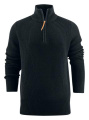 Flatwillow Knitted Sweater Men, Black
