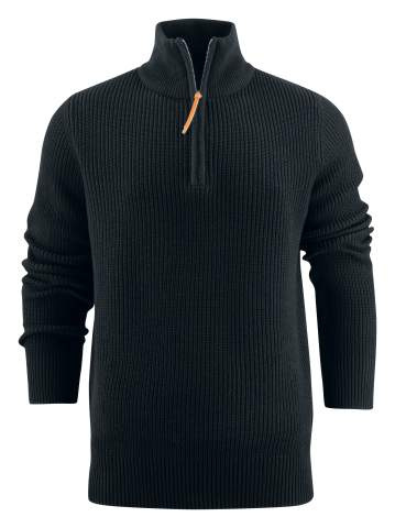 Flatwillow Knitted Sweater Men, Black – James Harvest (1)