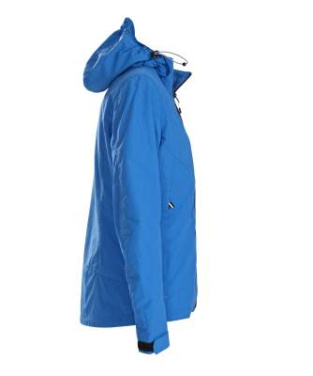 Flat track Shell Jacket Women, Ocean Blue – Printer (4)