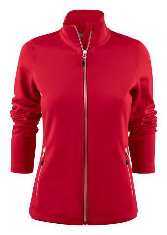 Powerslide Sweater Full Zip W, Red – Printer RED (1)