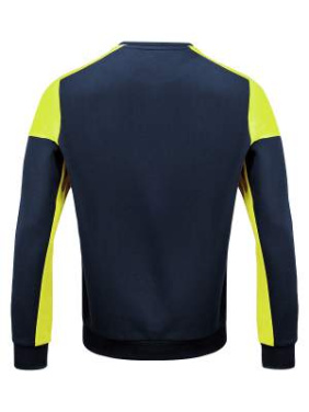 Prime Crewneck Sweater Unisex, Navy/Neon Yellow - Printer PRIME (2)