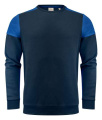 Prime Crewneck Sweater Unisex, Navy/Cobalt