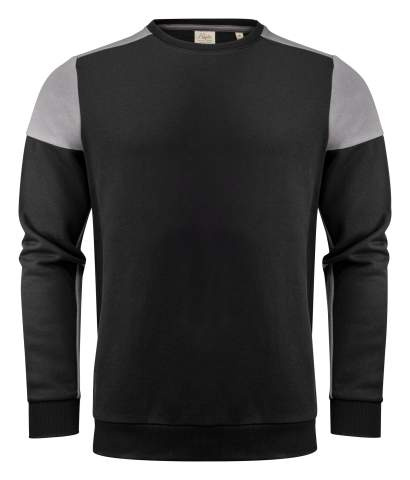 Prime Crewneck Sweater Unisex, Black/Anthracite – Printer PRIME (1)
