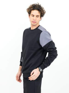 Prime Crewneck Sweater Unisex, Black/Anthracite – Printer PRIME (2)