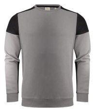 Prime Crewneck Sweater Unisex, Anthracite/Black